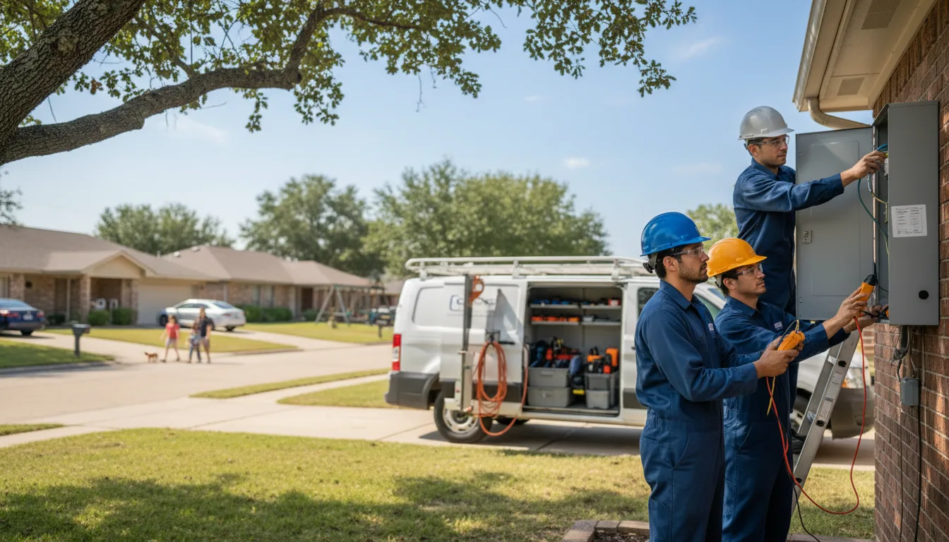 Certified electrician providing emergency electrical services in Hazleton, IN